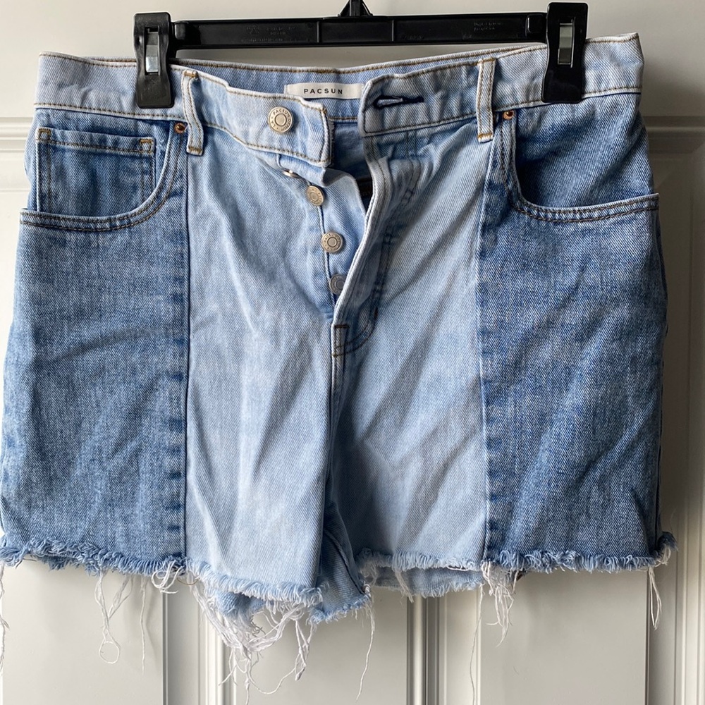 PAC SUN size 30 mixed denim shorts